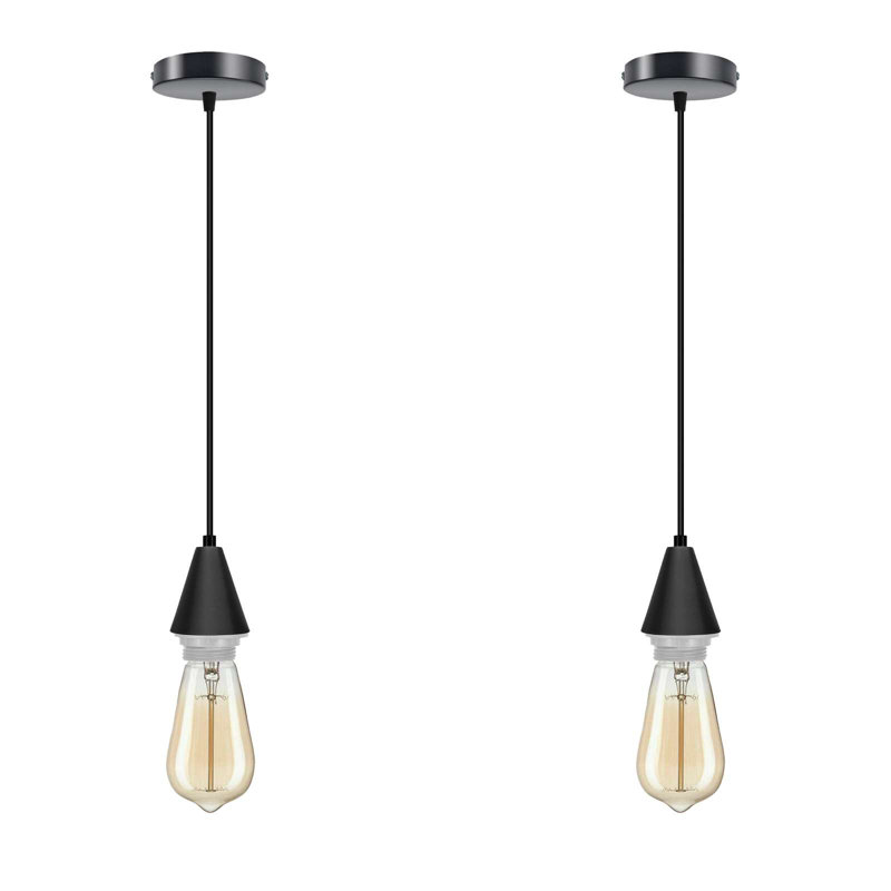 1 - Light Black Simple Pendant