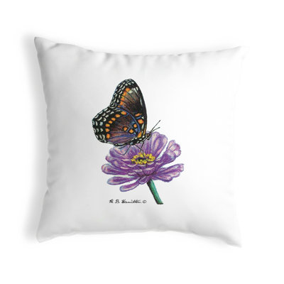 Outdoor Reversible Throw Pillow