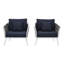 Ensemble de 2 fauteuils en aluminium Stance-732911844
