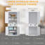 Freestanding Kitchen Pantry Cabinet With Adjustable Shelves, Drawer, And Cupboards For Efficient Storage And Elegant Design