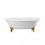 Baignoire de trempage sur pieds en porcelaine 61 po x 30 po Cambridge