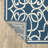 Deltana Power Loom Geometric Indoor / Outdoor Rug-1765887511