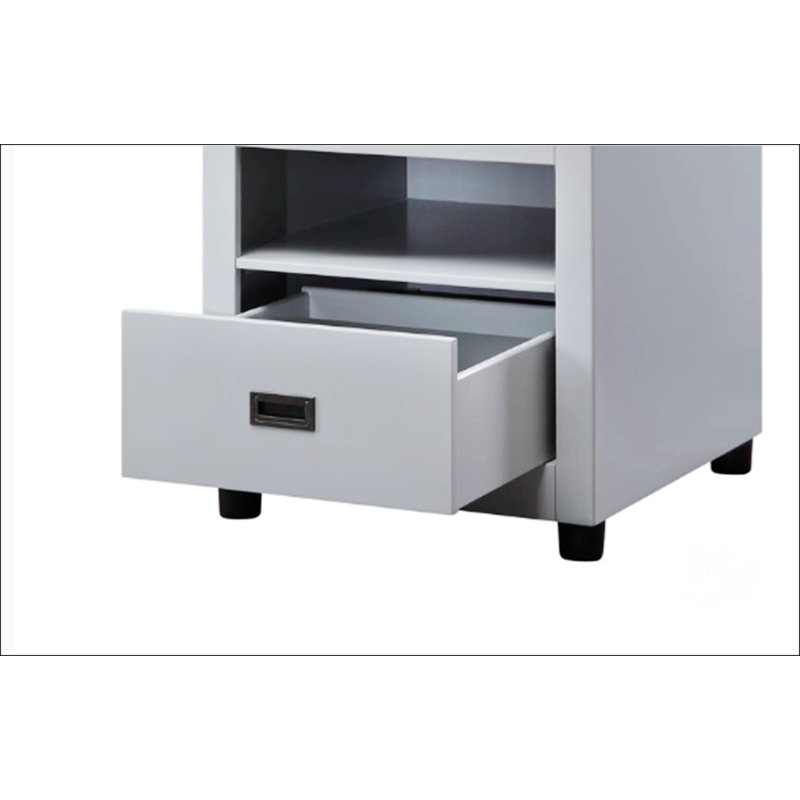 Eleanor Dove Gray Finish End Table