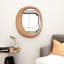Miroir mural asymétrique en bois manufacturé-407013672-407013679