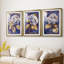 FLORAL Series CCXV - Impression encadrée sur mesure de qualité supérieure - 3 pièces-1507649688-1507649689