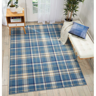 Tapis bleu Bo Bo