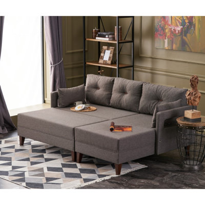 Upholstered L-Shaped Sectional