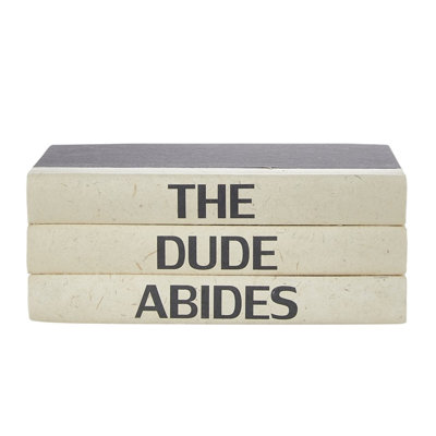 Quote Entertainment Decorative Book