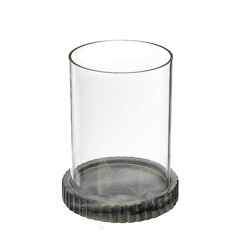 Ouragan de table en marbre Ih Casadecor H 9 po, Gris