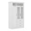 Armoire-penderie 3 portes avec DEL et 3 tiroirs