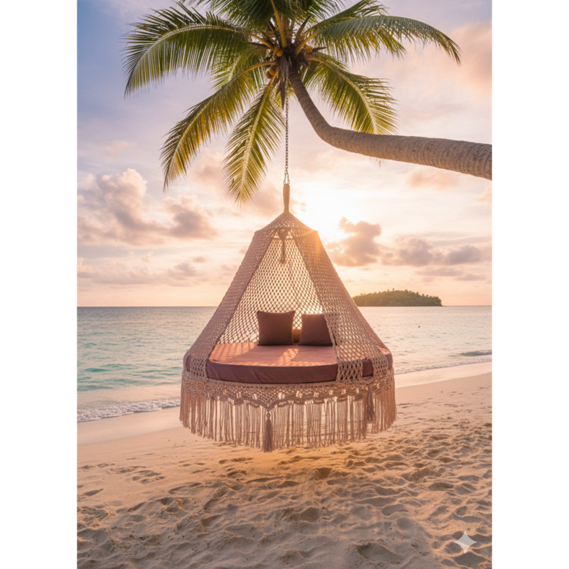 Porch Swing with Canopy