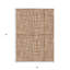 Tapis intérieur lavable rayé beige 3 pi x 5 pi