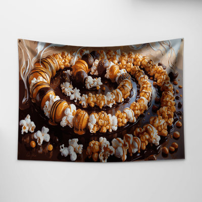 Tapisserie murale Desserts Popcorn