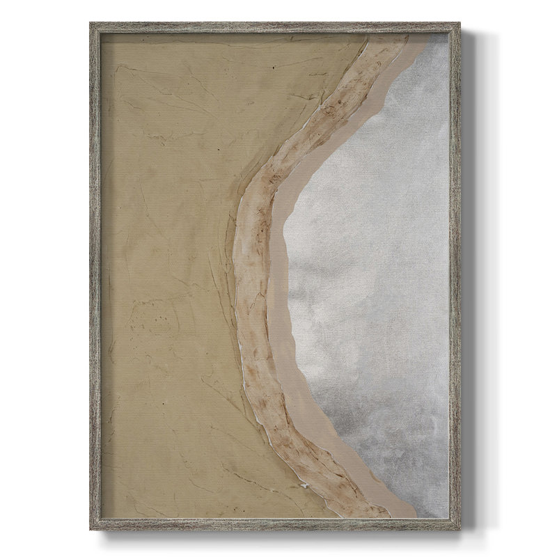 Silver Lake III Framed Print - Solid Wood, 11" H x 9" W