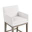 Tabouret de comptoir avec accoudoirs Bethea-107095732