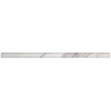 Santorini 0.56 in. x 11.81 in. Polished Ceramic ¼ Round Wall Tile Trim