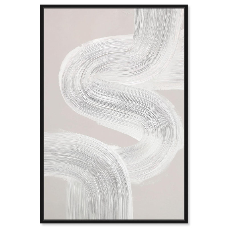 «Spontane Flow II», reproduction d'art sur toile par Art Remedy, Structure noire, H 16 po x l 11 po
