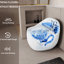 Modern Ceramic Toilet With Egg Shape - Glossy White, 1.28 Single Flush, Efficient Water Usage White Flush Shape, , Comfortable Seat