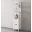 Solid Wood Freestanding Linen Cabinet