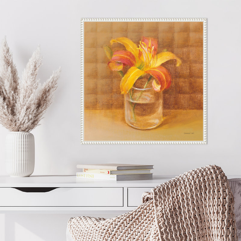 «Lily in Glass» par Danhui Nai, reproduction d'art sur toile encadrée, H 22 po x l 22 po