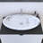 Meble Furniture 16.3" Ceramic Oval Vessel Bathroom Sink with Overflow-97841533
