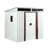 6 ft. W x 5 ft. D Lean-To Storage Shed with Window Transparent Plate,Modern Robust Construction Tool Shed with Sliding Doors and Padlock-97829025