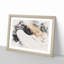 Strings of a White Bass Guitar - Picture Frame Graphic Art Print-56877477-56877479