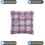 Indoor / Outdoor Geometric Purple Square Cushion Cover-493140652