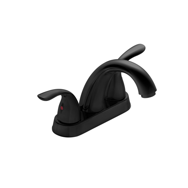 Bothwa Home 5.45" CUPC Certified 2-Handle Bathroom Sink Faucet (Matt Black Finish), Matte Black