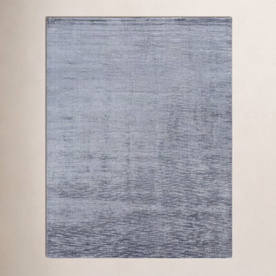Elba Charcoal Gray Hand-Loomed Rug