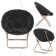 Foldable Saucer Moon Chair Portable Oversized Cozy Accent Chair Living Room