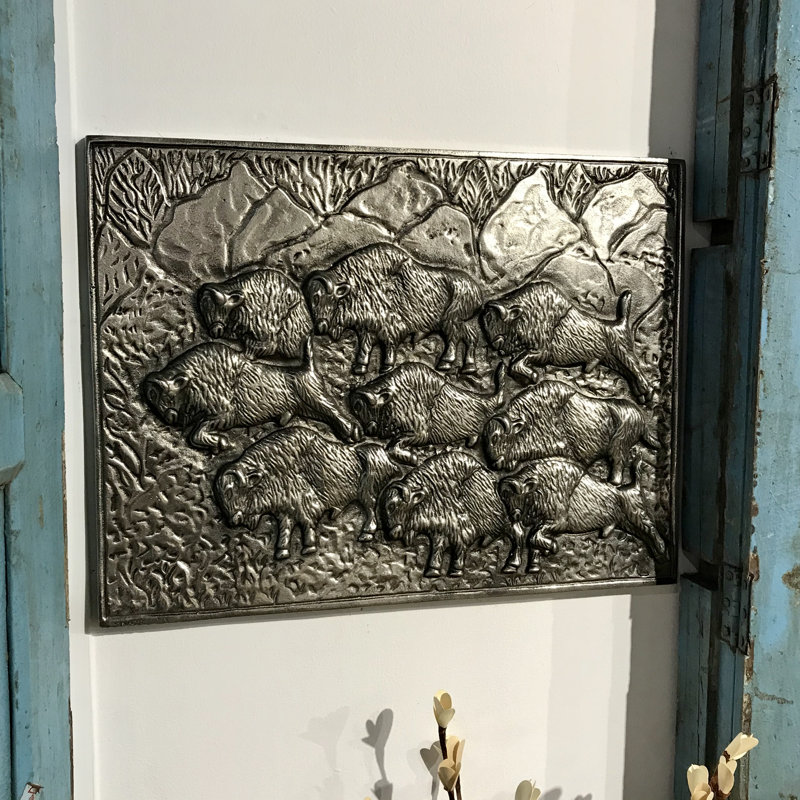 Buffalo Stampede, plaque murale