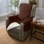 Housse matelassée réversible pour fauteuil avec accoudoirs et coussins en T-27806956-94534366