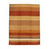 Gabbeh Wool Striped Area Rug