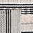 Alva Striped Handwoven Cotton Area Rug in Beige/Black-1725054385