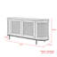 Commode d'appoint en acier Prestonne-1793291375