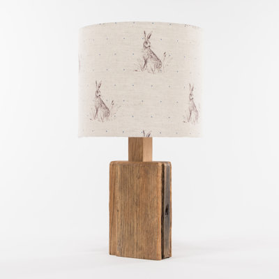Big Timber Solid Wood Table Lamp