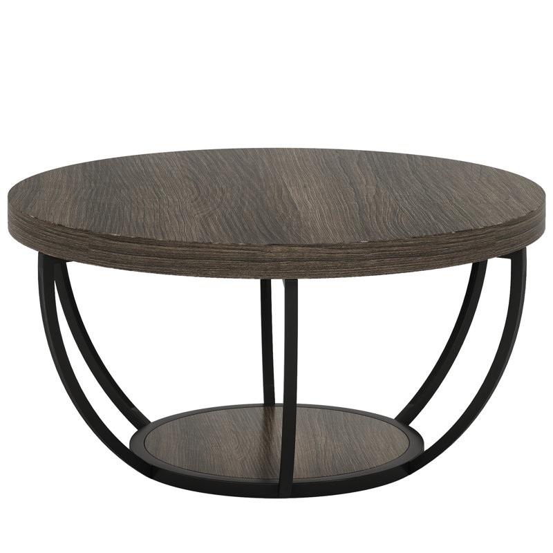 Table basse ronde, Gris