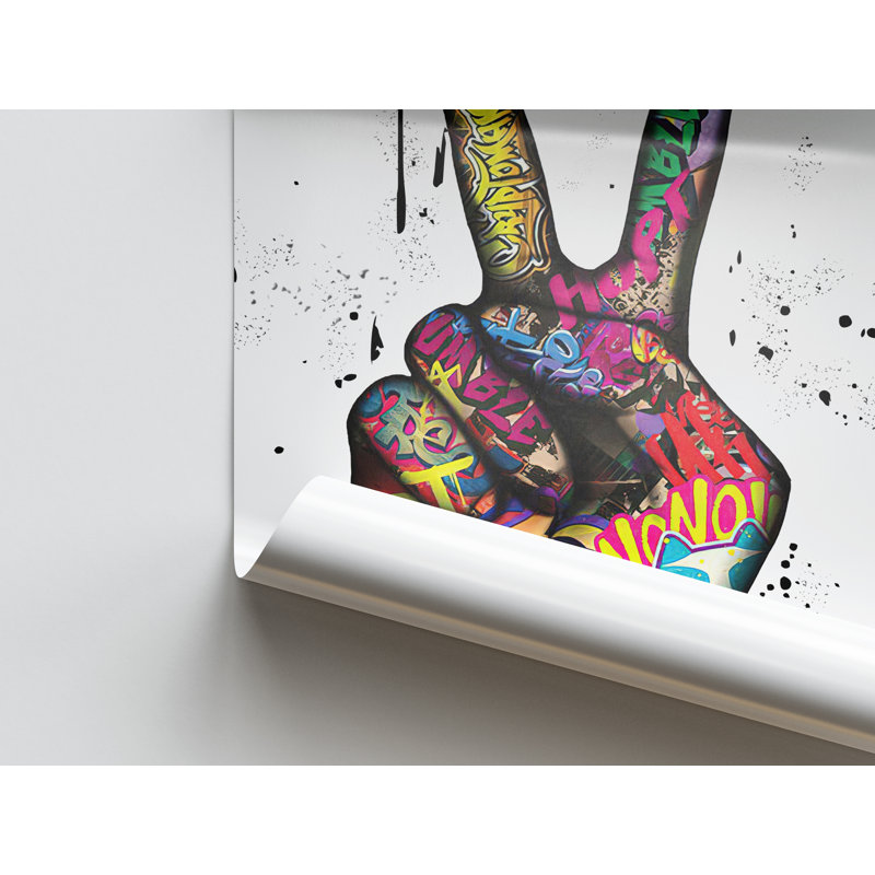 Print on Canvas, 60 cm H x 40 cm W, Black Floater Framed