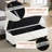 51" W Linen Upholstered Flip Top Storage Bench-864889348