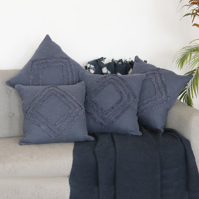  Cotton 18'' Throw Pillow Cover