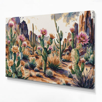 Art mural sur toile, "Wildflower" par Southwestern