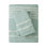 Ensemble de literie 3 pièces Aqua 100 % coton jacquard, taille grand lit/queen