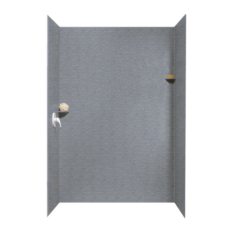 62 W 36 D 96 H Glue Up Solid Surface Wall, Night Sky