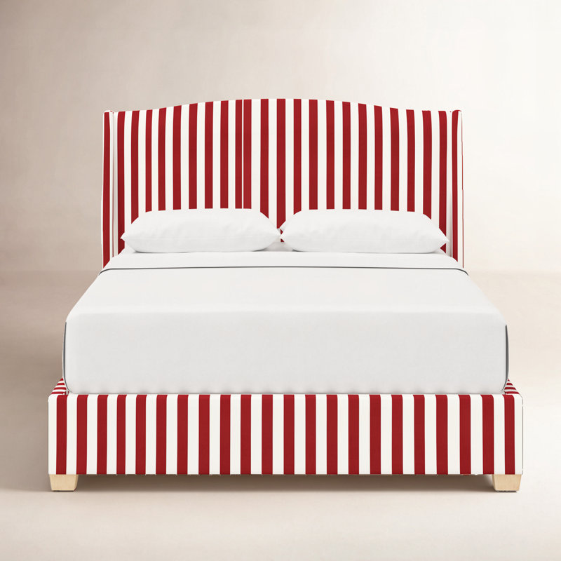 Lit tapissier standard Allis, Grand, Canopy Stripe Red