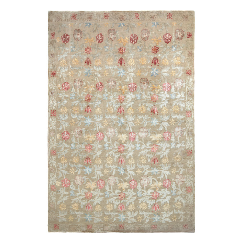One-of-a-Kind 7'10"x 9'11" Hand Knotted Area Rug