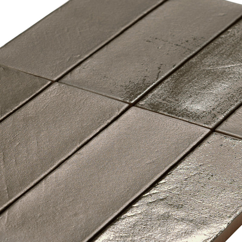 Allegro 2x6 in. Charcoal Gray Matte Porcelain Subway Wall and Floor Tile (5.33 sq ft/case, 66-Pack)