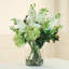 Fabric Faux Floral Arrangement in Vase