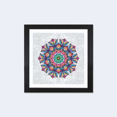 « art love passion mandala », impression