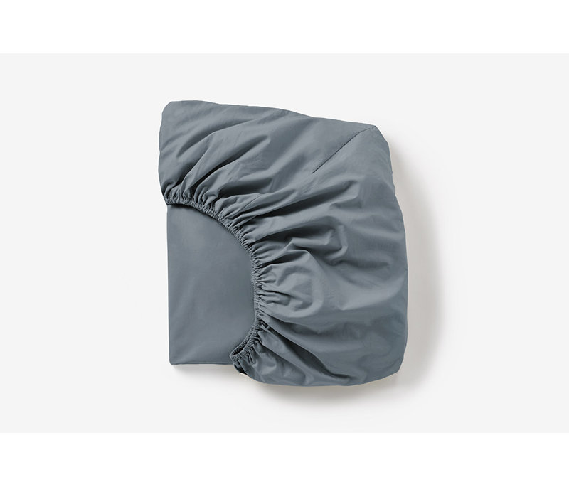 Cloud Soft Organic Sateen Fitted Sheet, Queen Fitted Sheet, Gulf